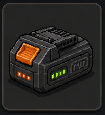マルチボルトバッテリー「多電圧供給器」のドット絵
